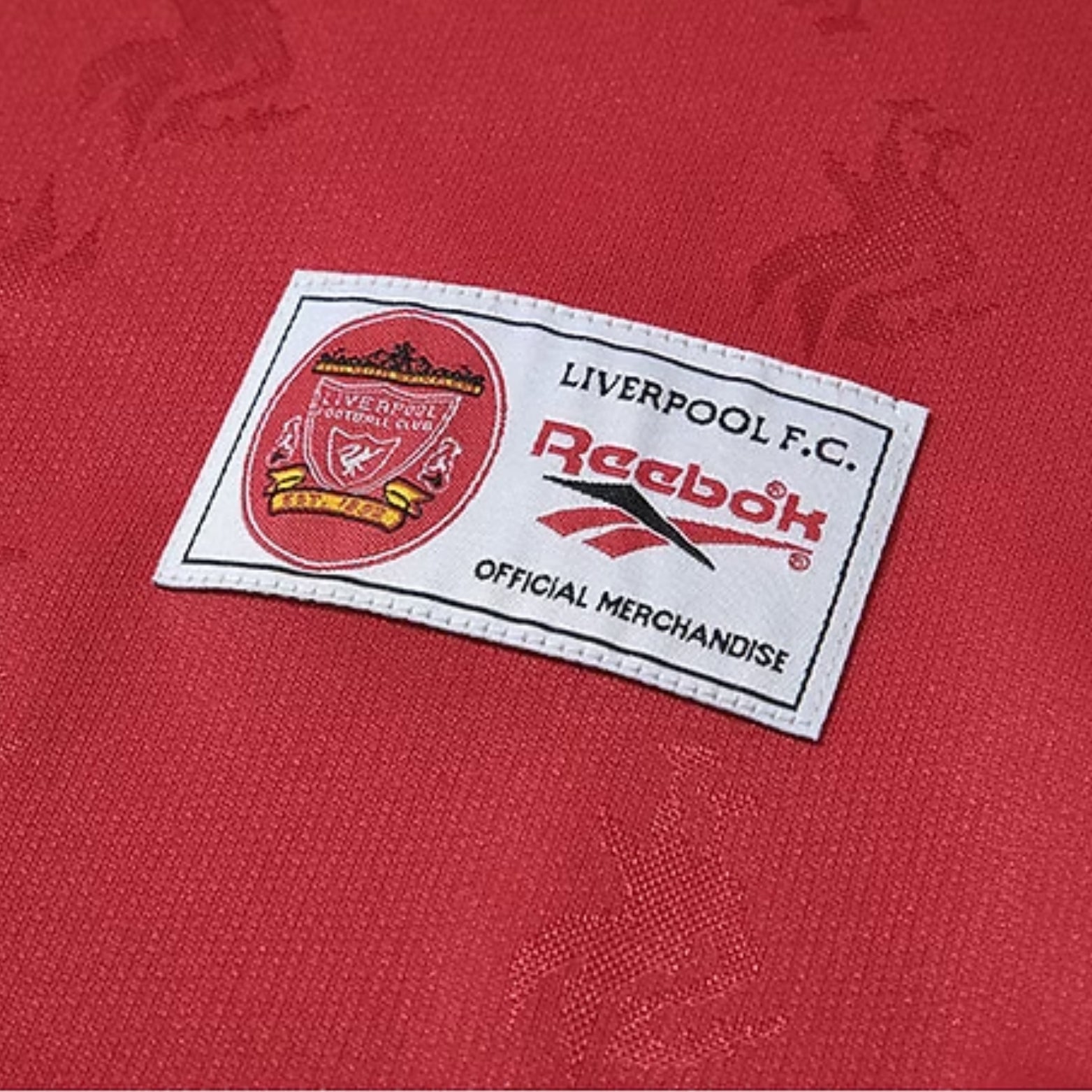 Liverpool Domicile 96/97 - Vue rapprochée