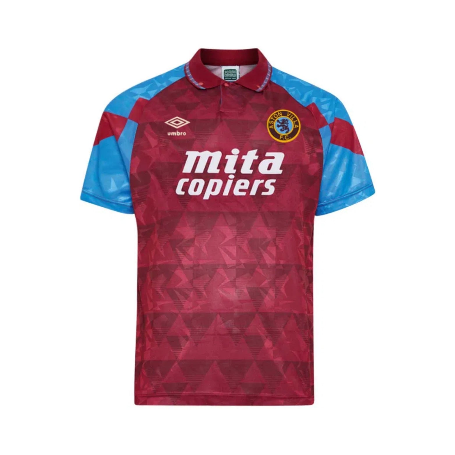Aston Villa Domicile 90/91 - Vue de face