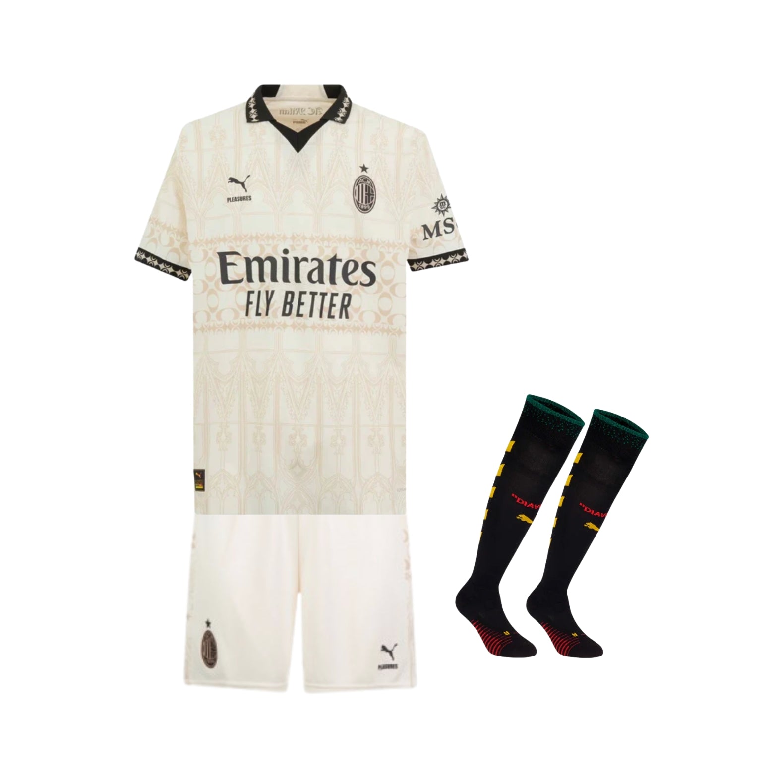 Kit - AC Milan Quatrième 23/24 - Vue de face