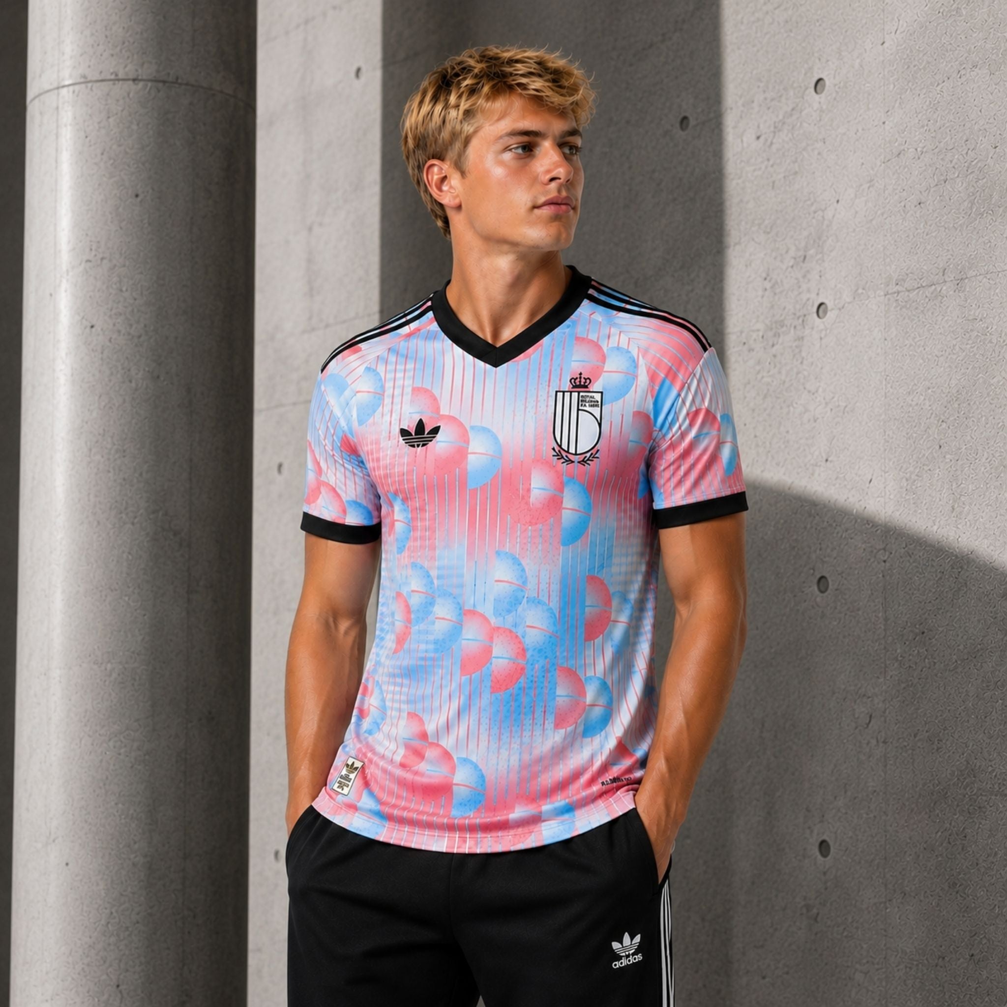 Maillot Belgique Extérieur 26/27 - Coupe du Monde 2026 - Version Joueur, vu de dos