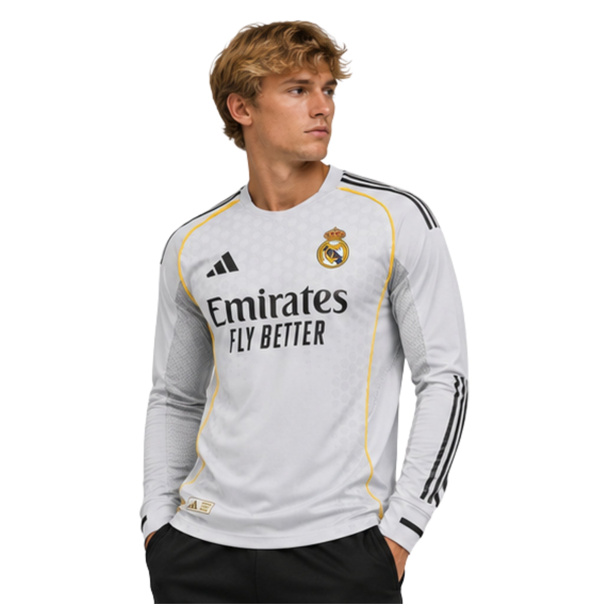 Real Madrid Home 25/26 - Player Version - Long Sleeve