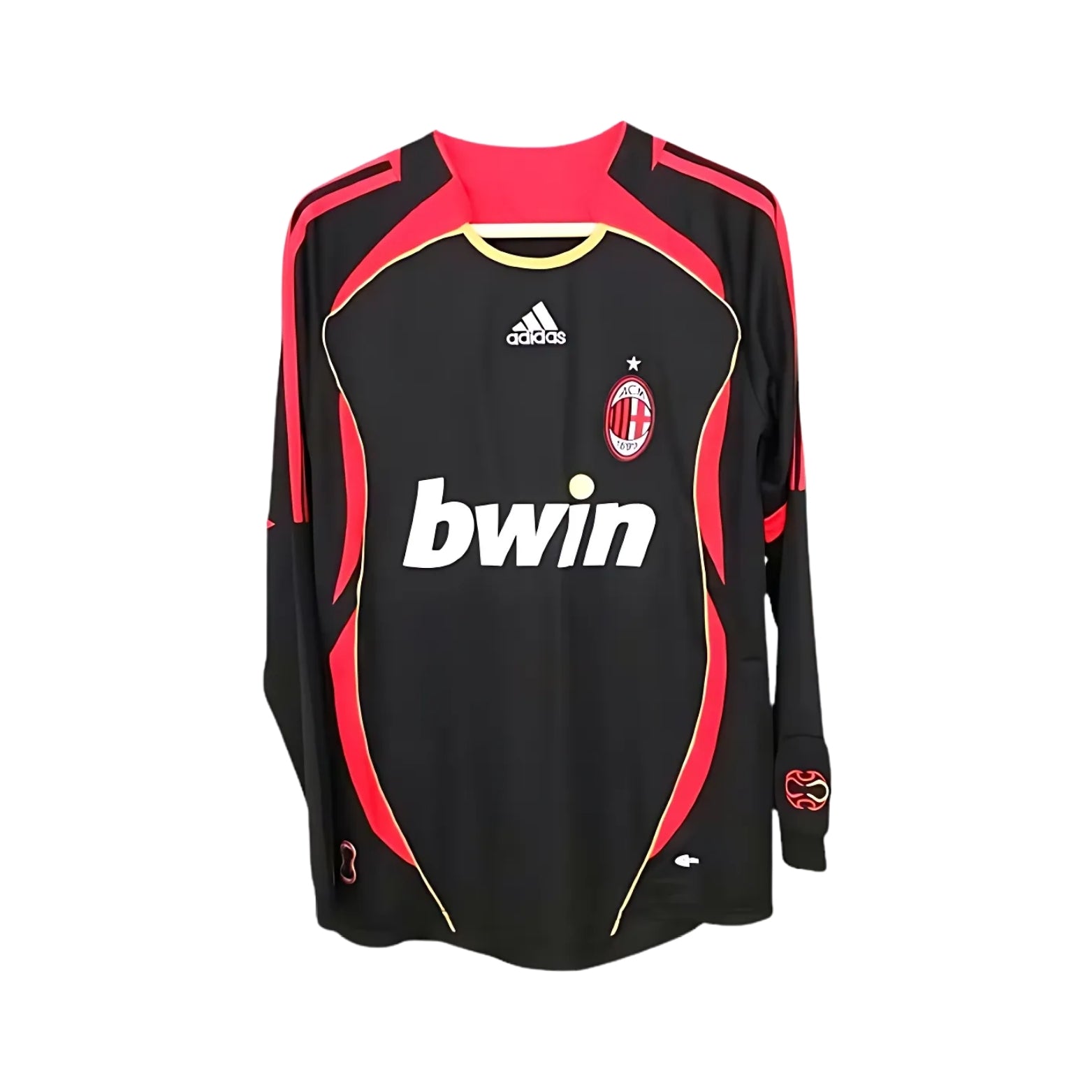AC Milan Troisième 06/07 - Manches Longues - Vue de face