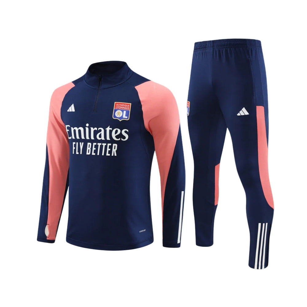 Olympique Lyonnais - Survêtement - 1/2 Zip - Vue de face