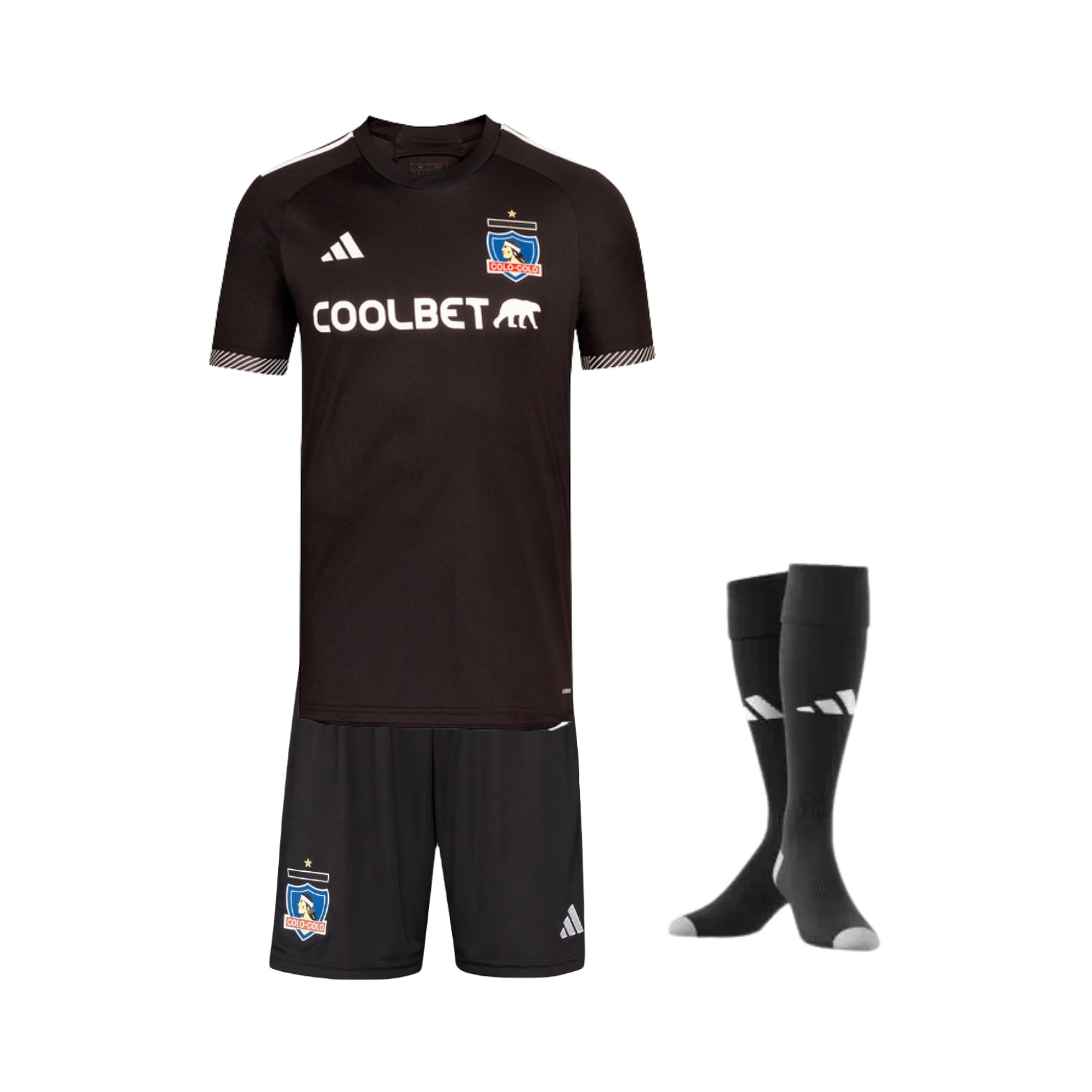 Kit - Colo-Colo Extérieur 24/25 - Vue de face