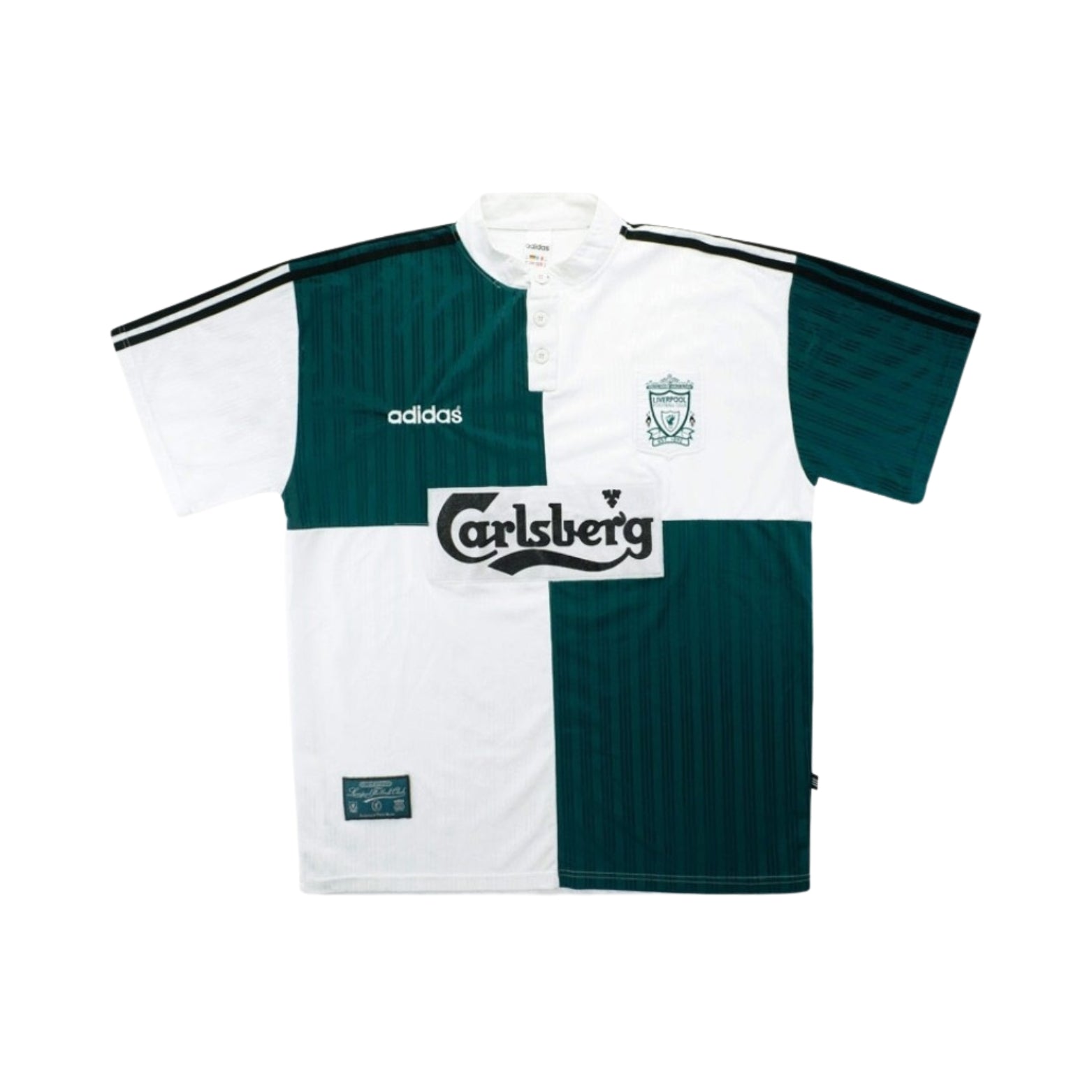 Liverpool Extérieur 95/96 - Vue rapprochée