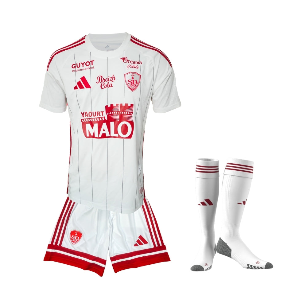 Kit - Stade Brestois Extérieur 25/26 - Vue de face