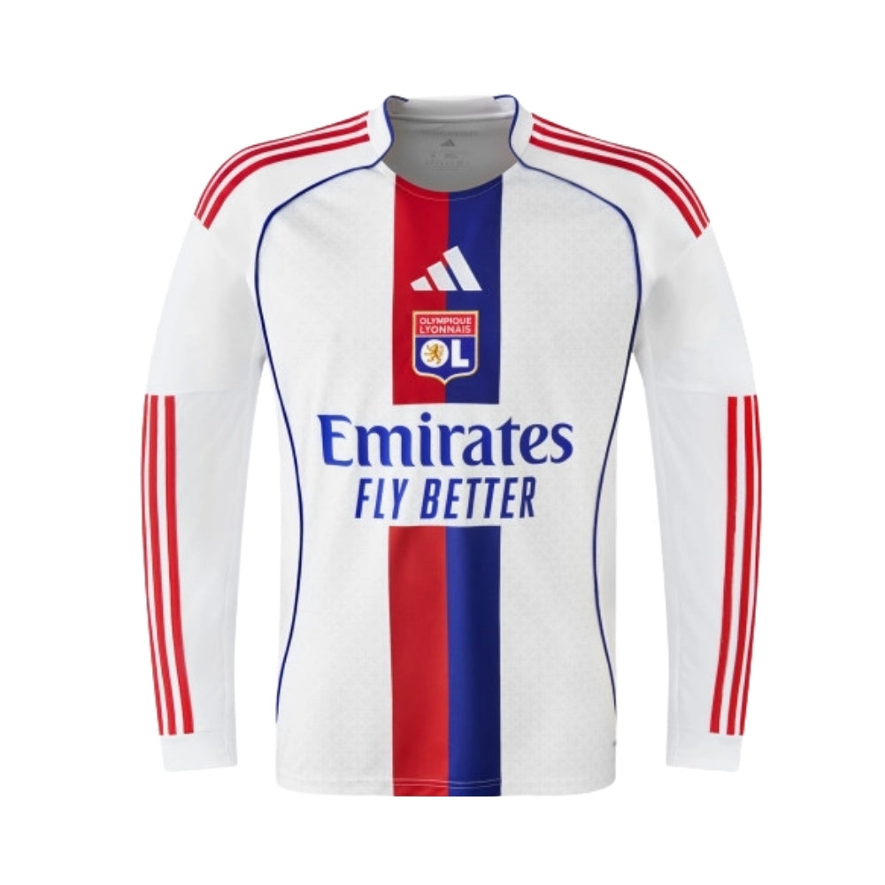 Olympique Lyonnais Domicile 25/26 - Manches Longues - Vue de face