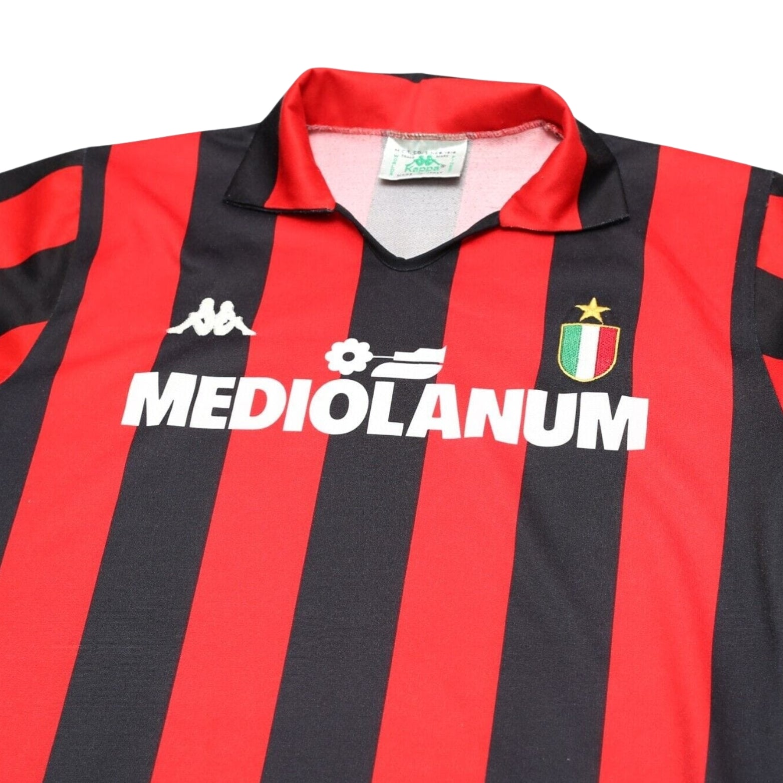 AC Milan Domicile 88/89 - Manches Longues - Détail