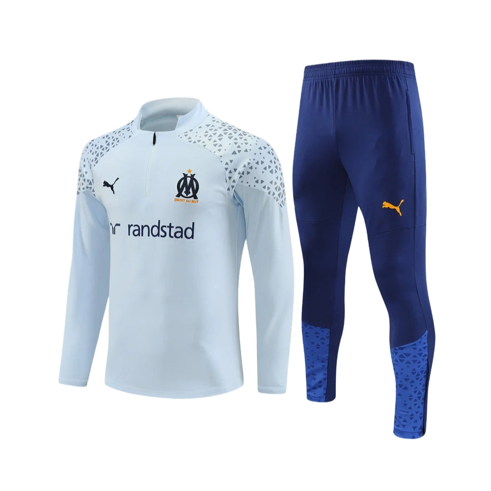Olympique de Marseille - Survêtement - 1/2 Zip - Vue de face