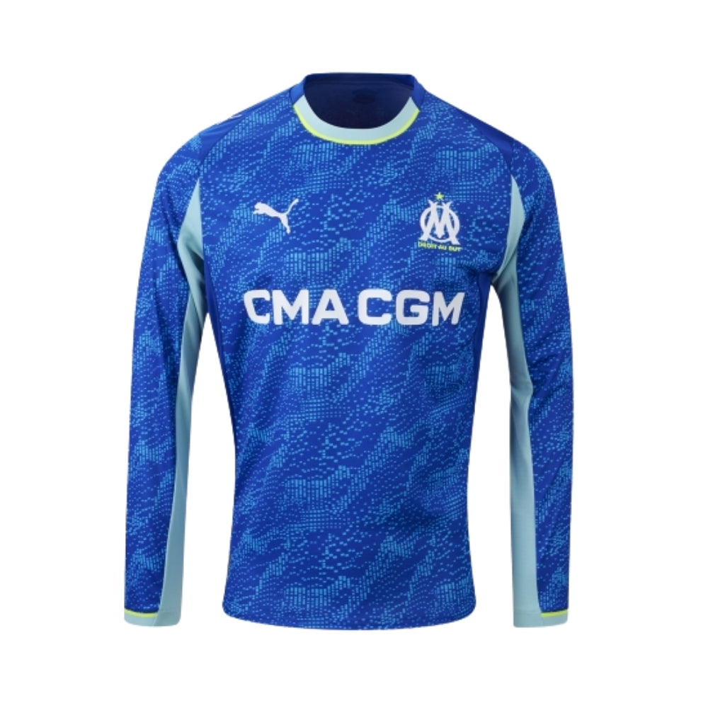 Olympique de Marseille Extérieur 25/26 - Manches Longues - Vue de face