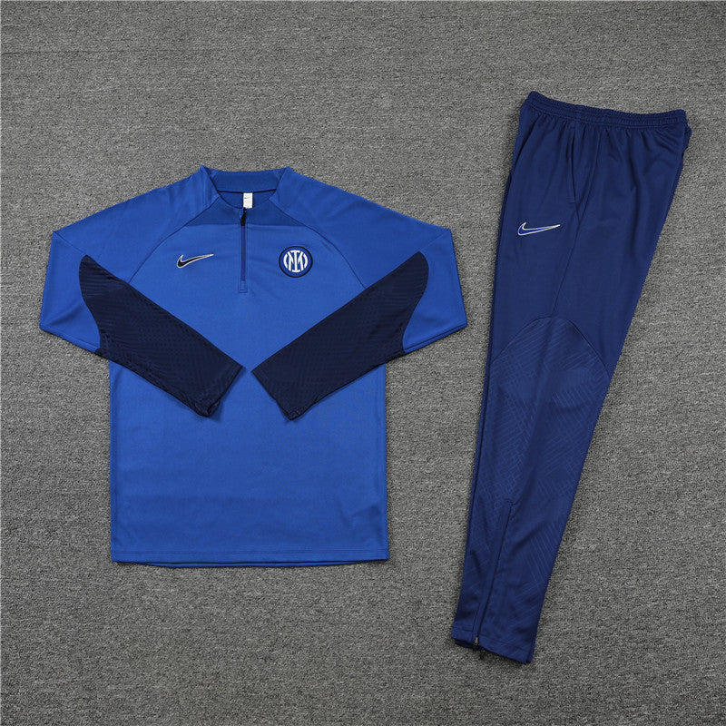 Inter Milan - Survêtement - 1/2 Zip - Détail