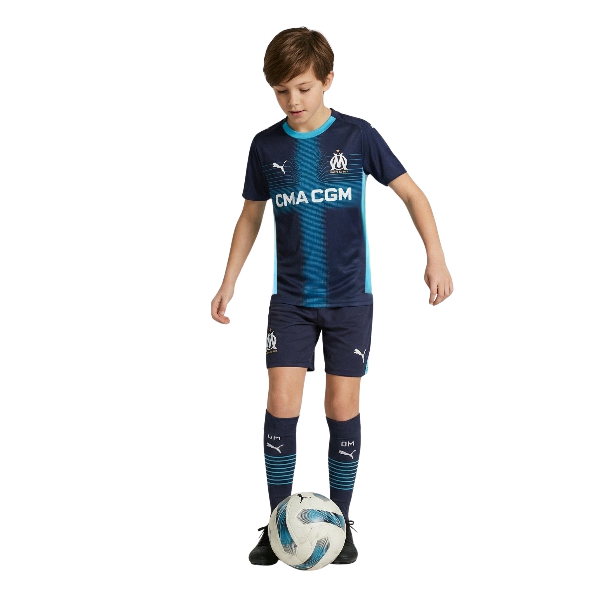 Kit - Olympique Marseille Extérieur 25/26 - Vue de dos