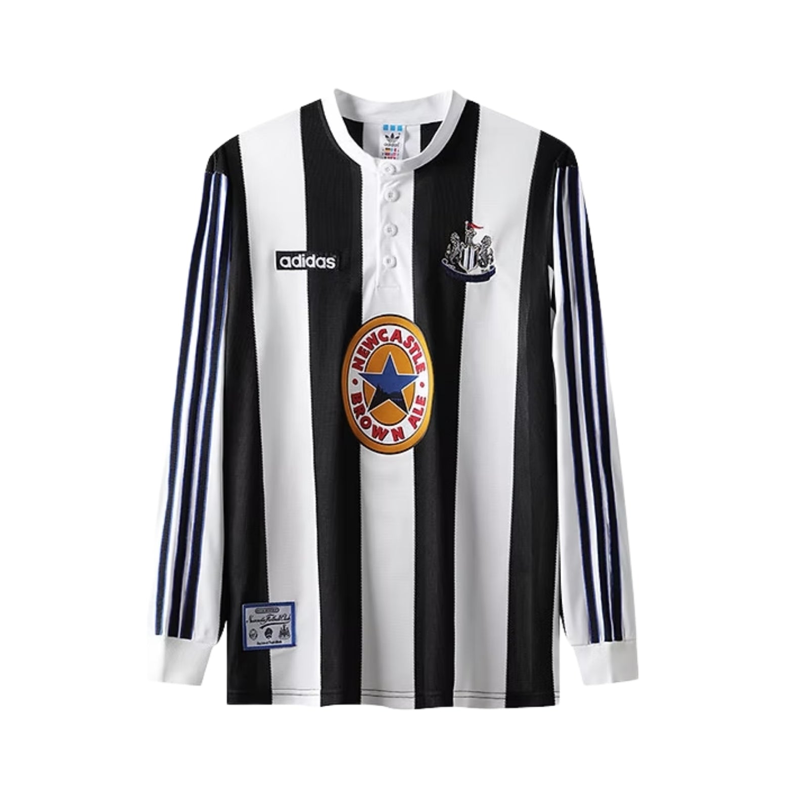 Newcastle United Domicile 95/96 - Manches Longues - Vue de face