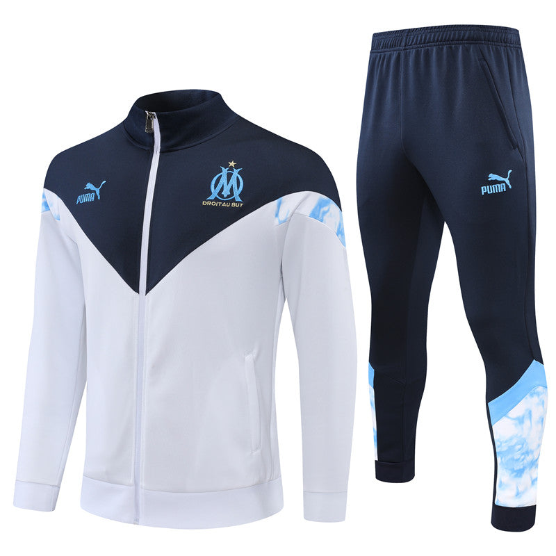 Olympique de Marseille - Survêtement - Zip Complet - Vue de face