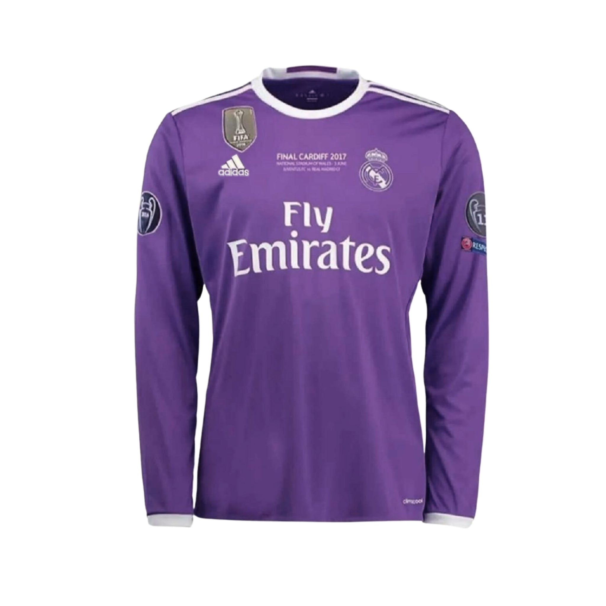 Real Madrid Away 16/17 - Champions League Final - Long Sleeve
