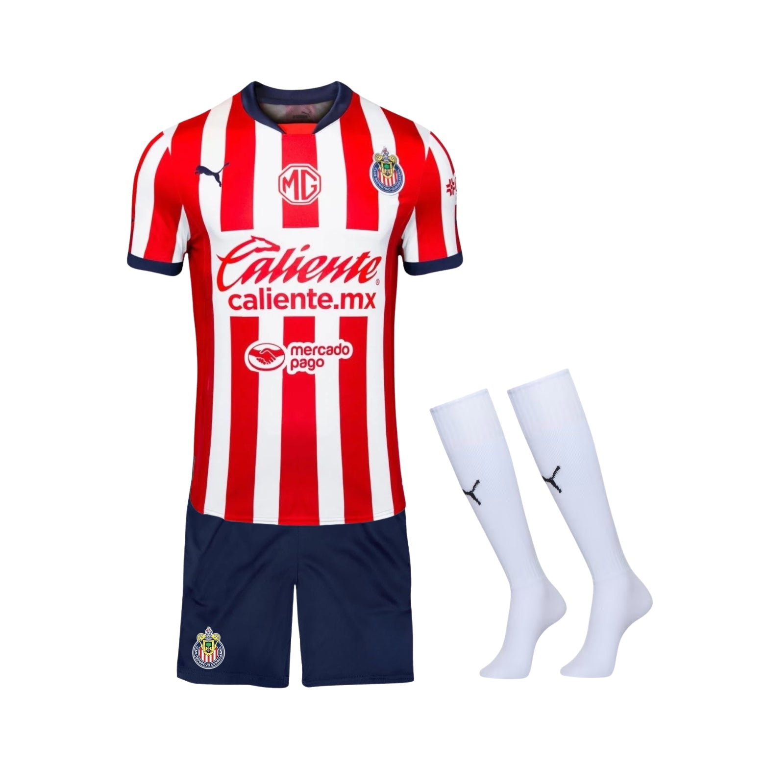 Kit - C.D. Guadalajara Chivas Domicile 24/25 - Vue de face