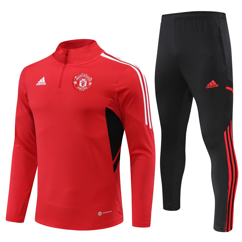 Manchester United - Survêtement - 1/2 Zip - Vue de face
