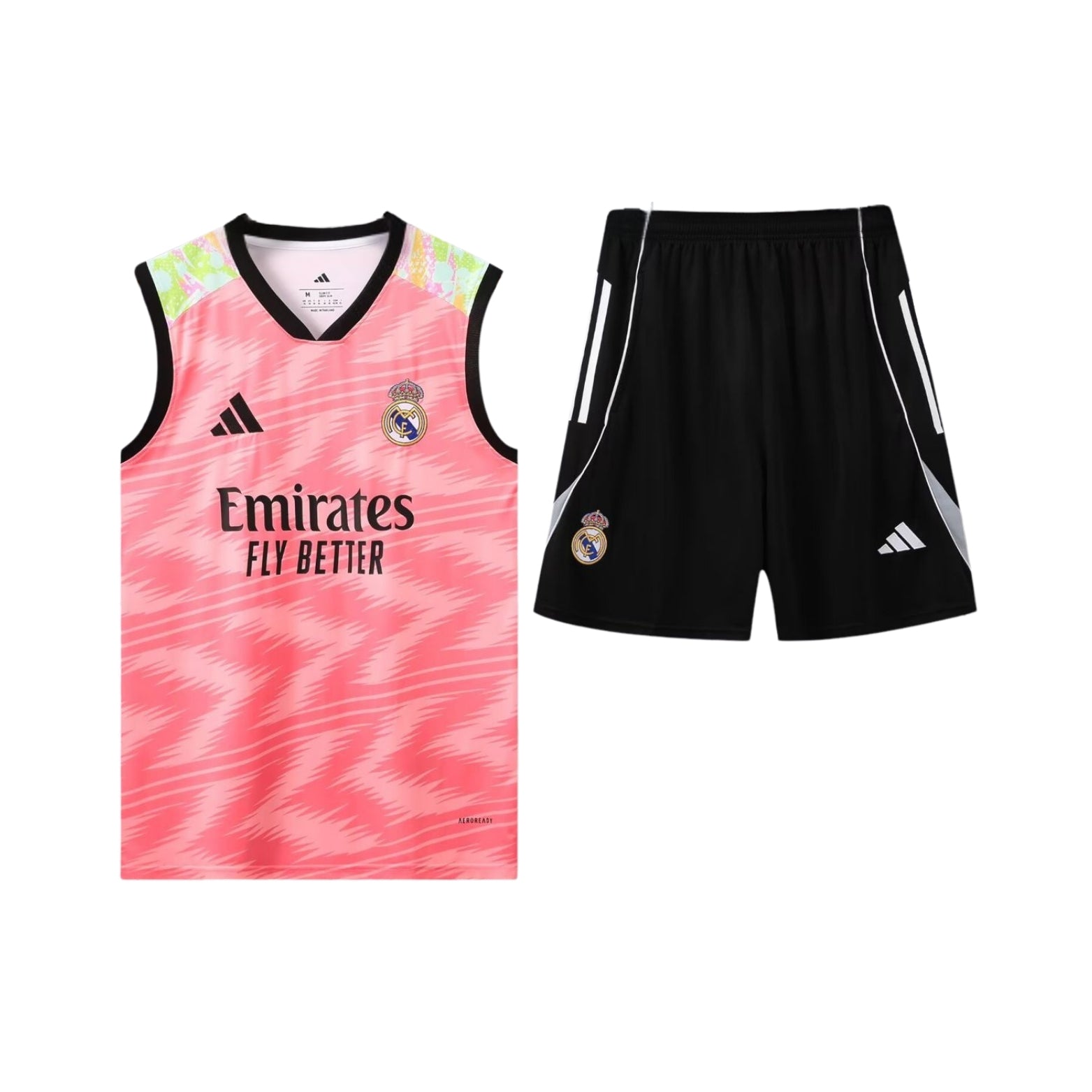 Real Madrid 25/26 - Équipement de Entraînement - Manches Cava - Vue de face
