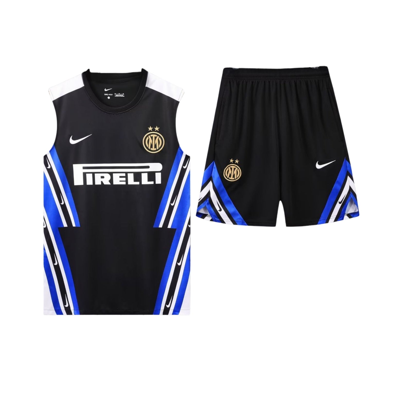 Inter Milan 25/26 - Équipement de Entraînement - Manches Cava - Vue de face