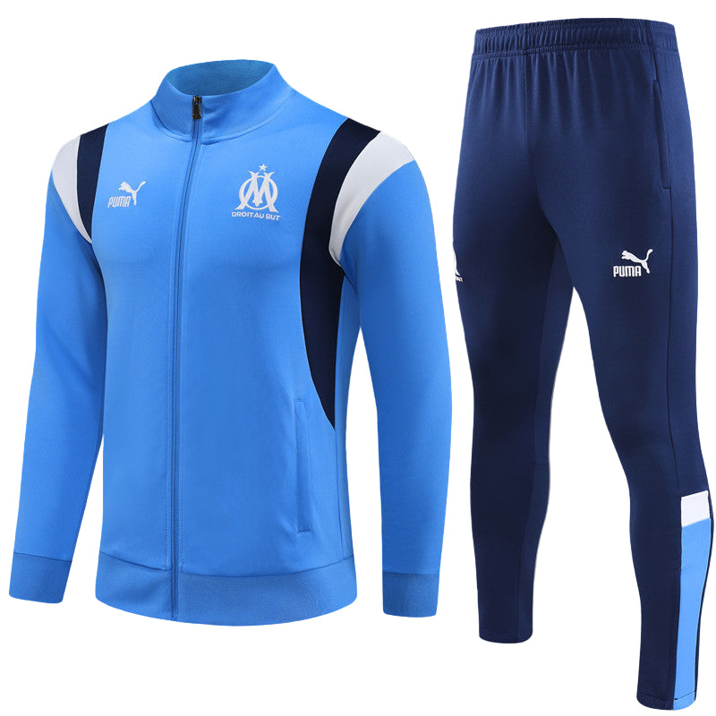 Olympique de Marseille - Survêtement - Zip Complet - Vue de face