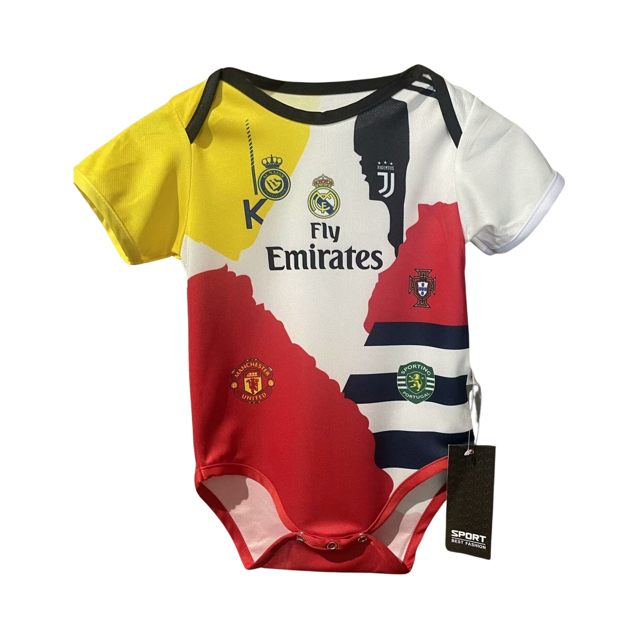 Body Bébé Cristiano Ronaldo Édition Spéciale 25/26 - Vue de face
