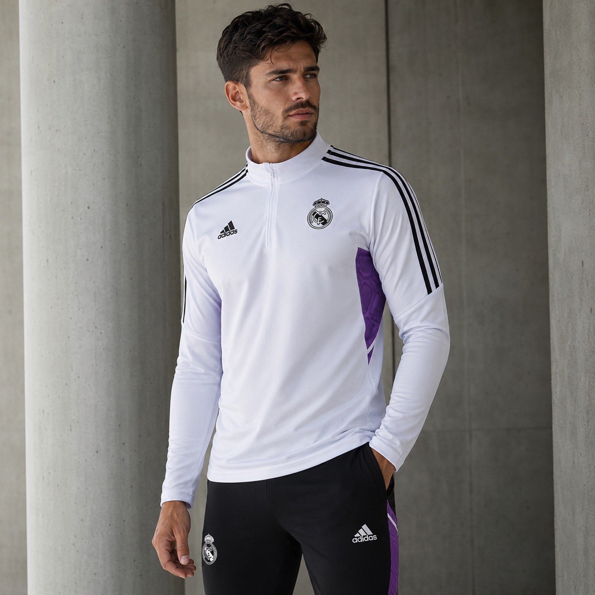 Real Madrid - Training tracksuit - 1/2 Zip