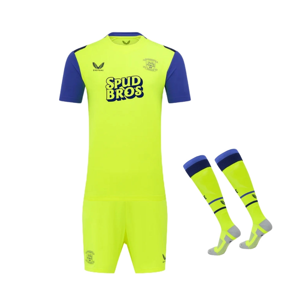 Kit - Preston North End Gardiens de But 25/26 - Vue de face