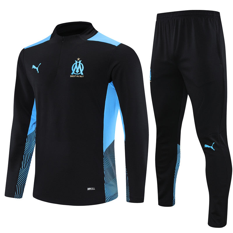 Olympique de Marseille - Survêtement - 1/2 Zip - Vue de face
