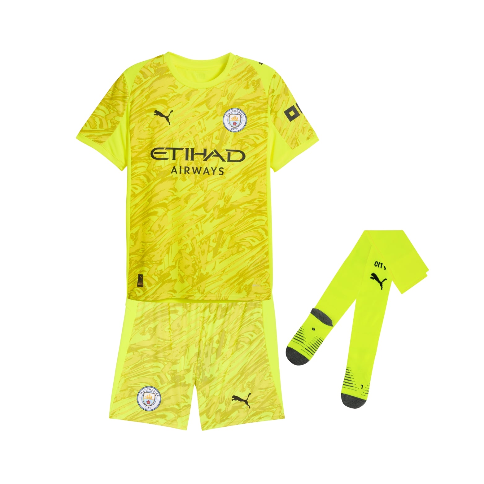 Kit - Manchester City Gardiens de But 25/26 - Vue de face