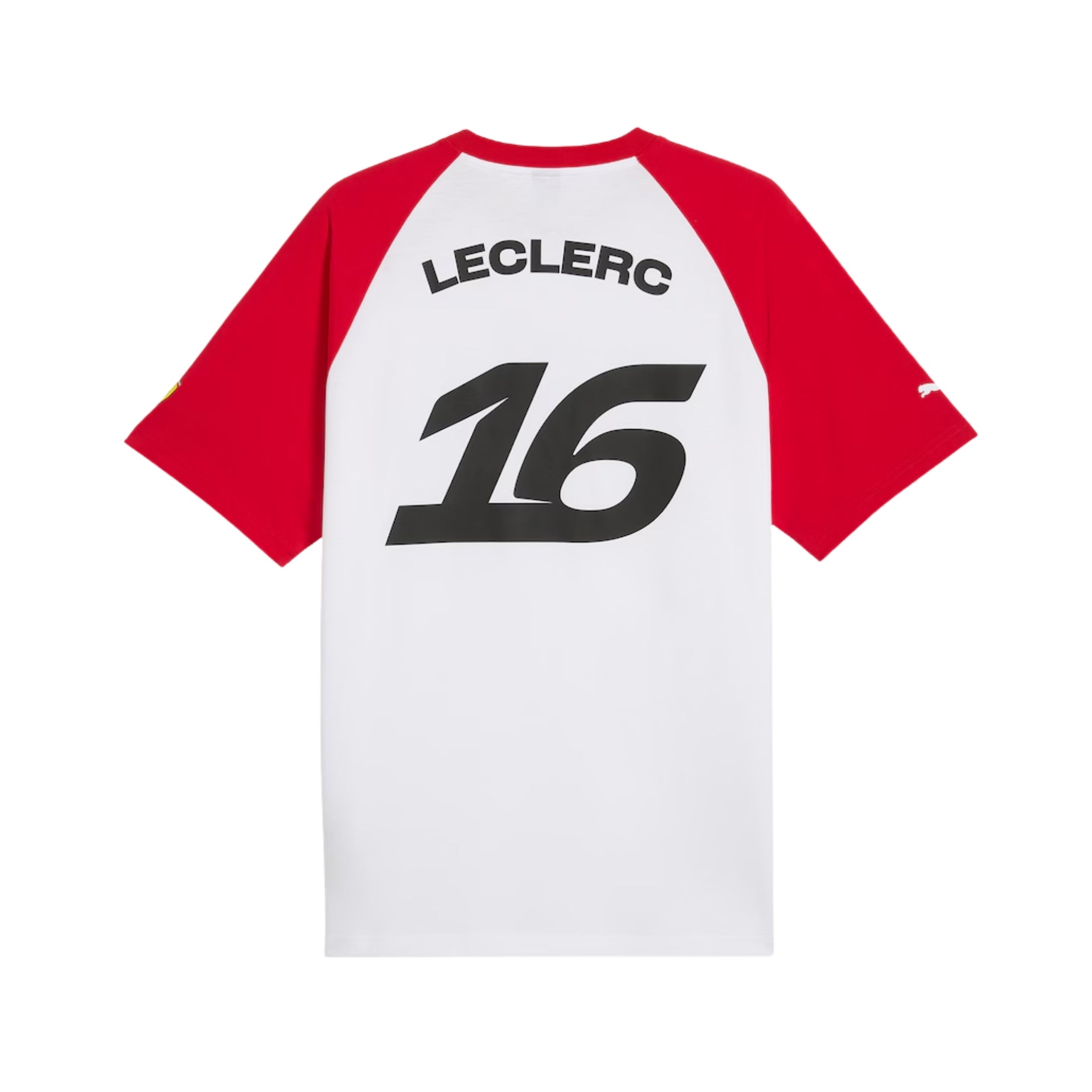 T-Shirt Scuderia Ferrari F1 2026 - Charles Leclerc - Vue de dos