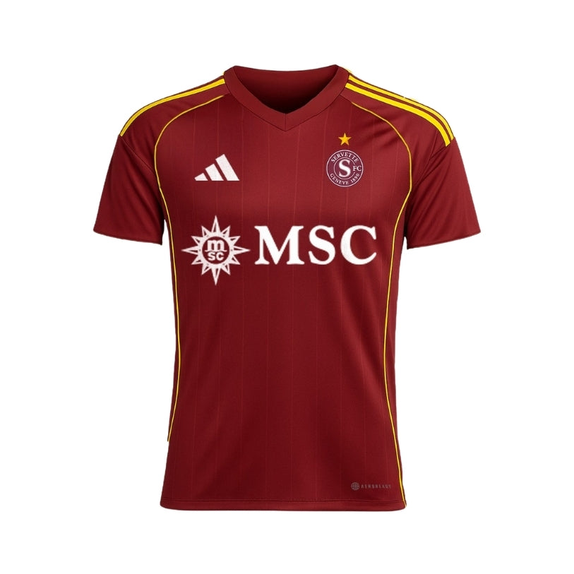 Servette FC Domicile 25/26 - Vue de face