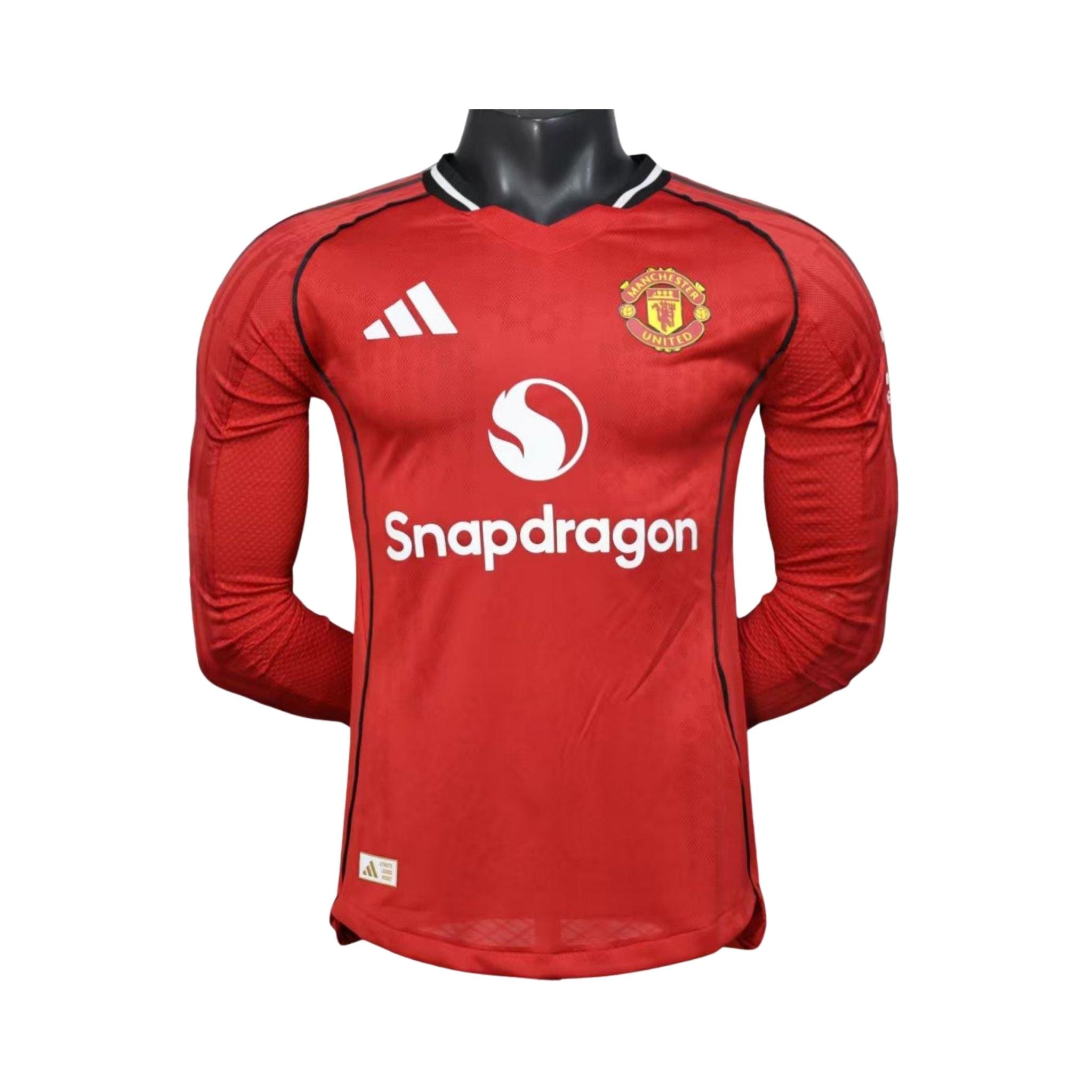Manchester United Domicile 25/26 - Manches Longues - Vue de face