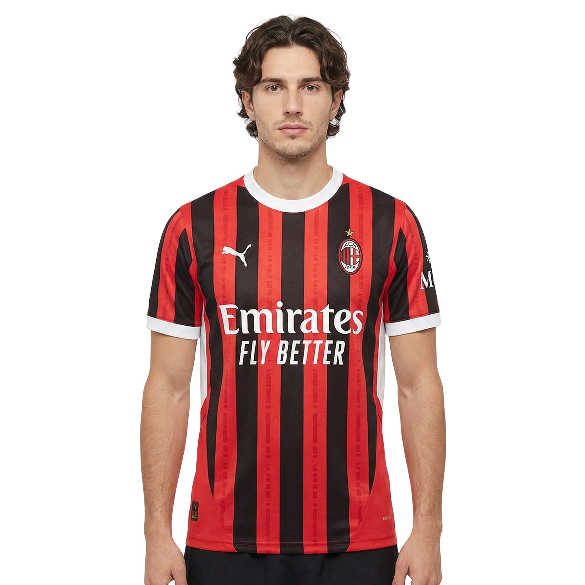 AC Milan Domicile 24/25 - Vue de dos
