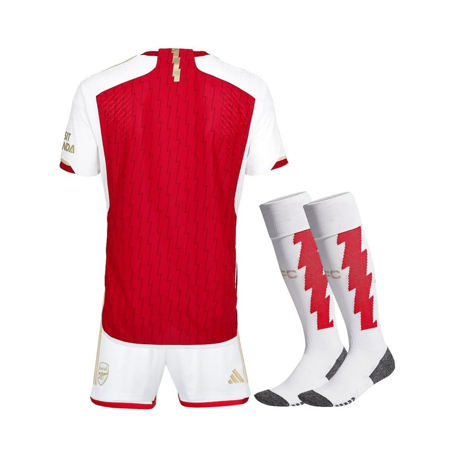 Kit - Arsenal Domicile 23/24 - Vue de dos
