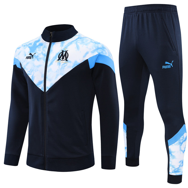 Olympique de Marseille - Survêtement - Zip Complet - Vue de face