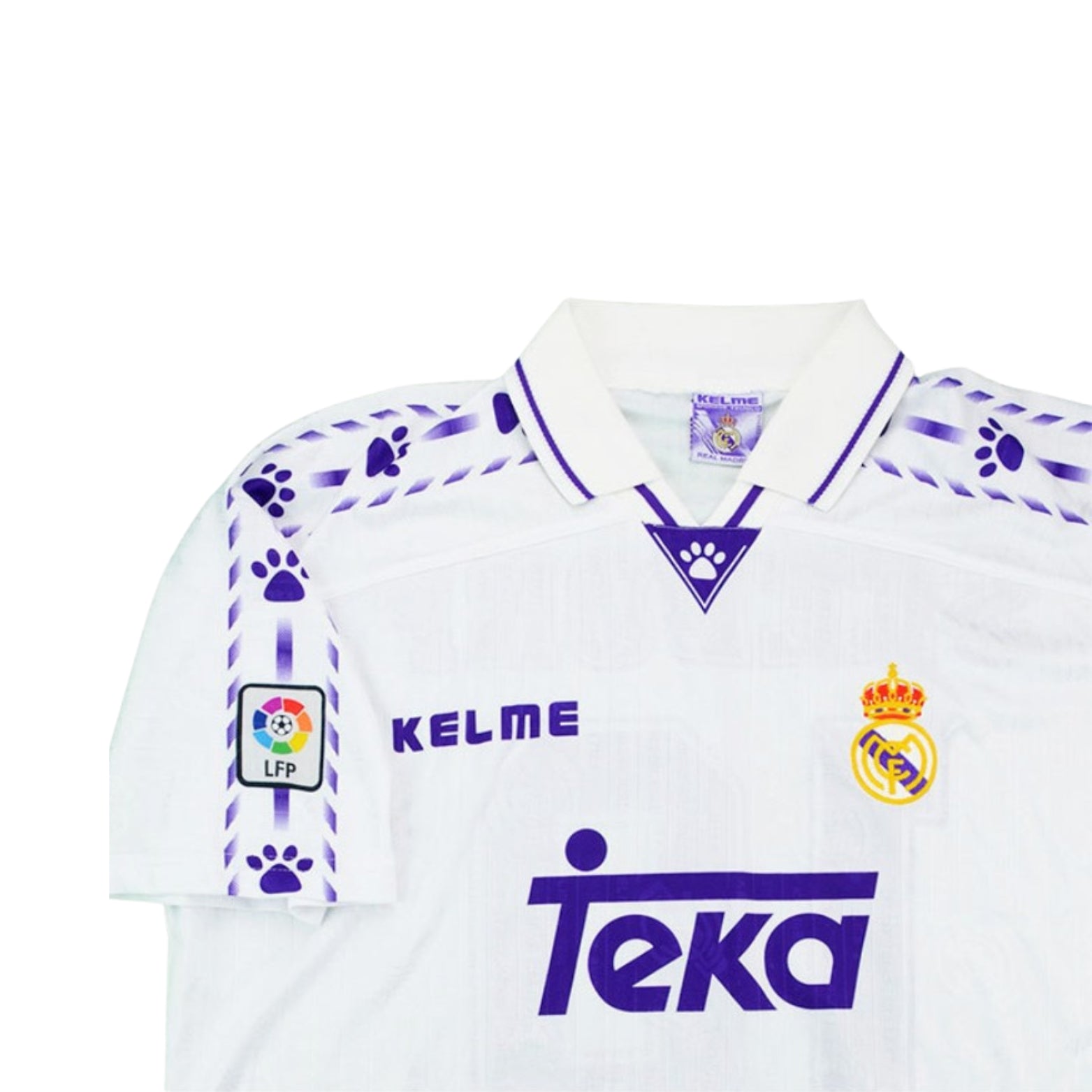 Real Madrid Domicile 96/97 - Détail