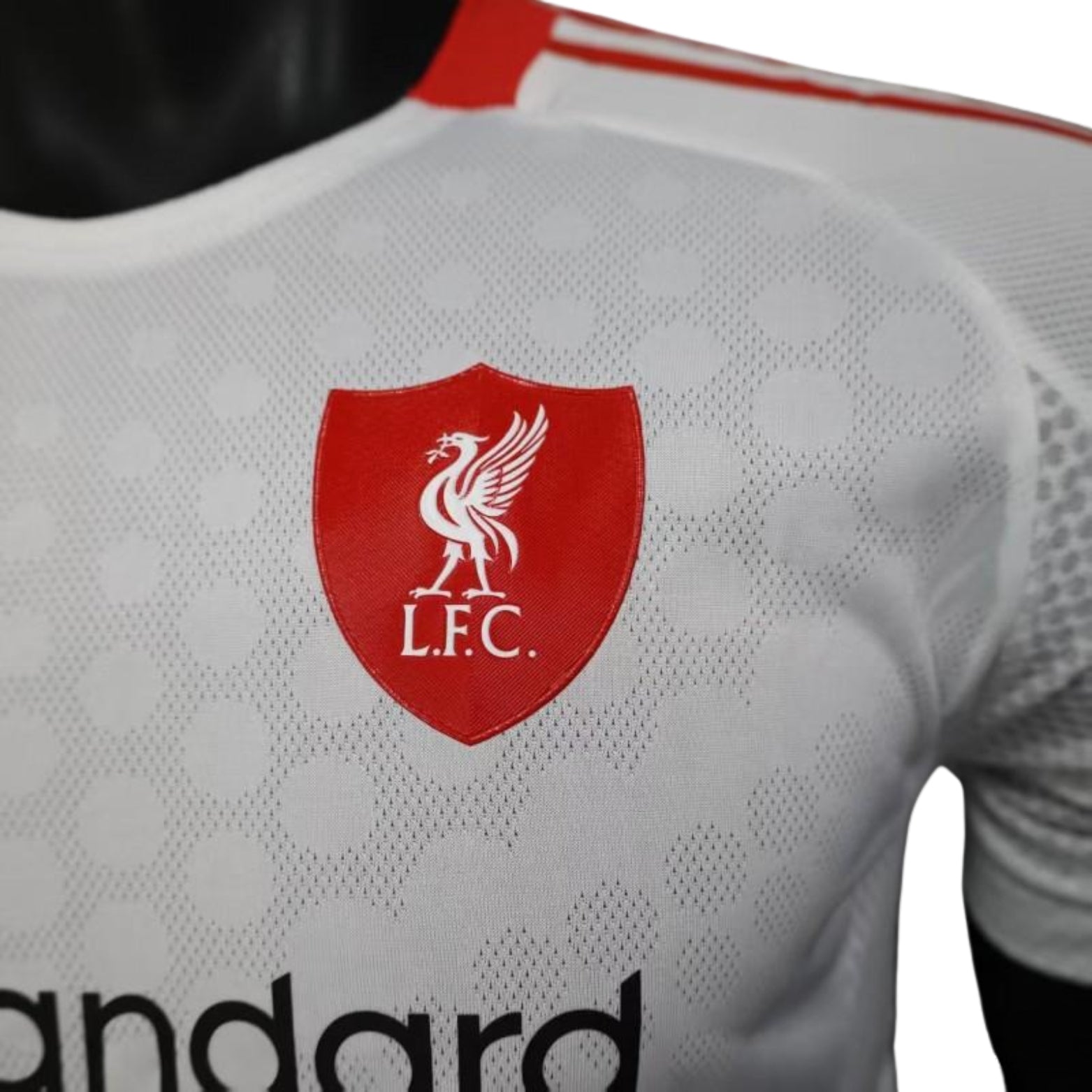 Liverpool Extérieur 25/26 - Vue rapprochée