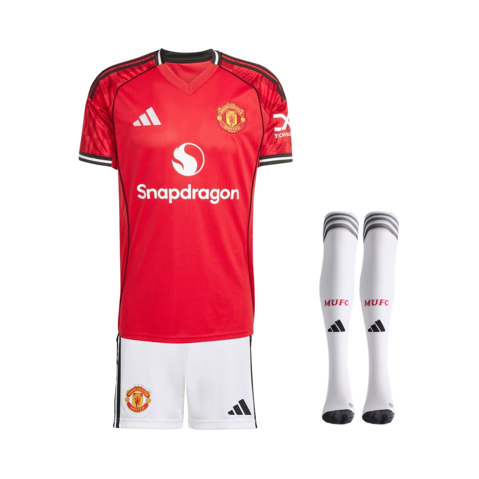 Kit - Manchester United Domicile 25/26 - Vue de face