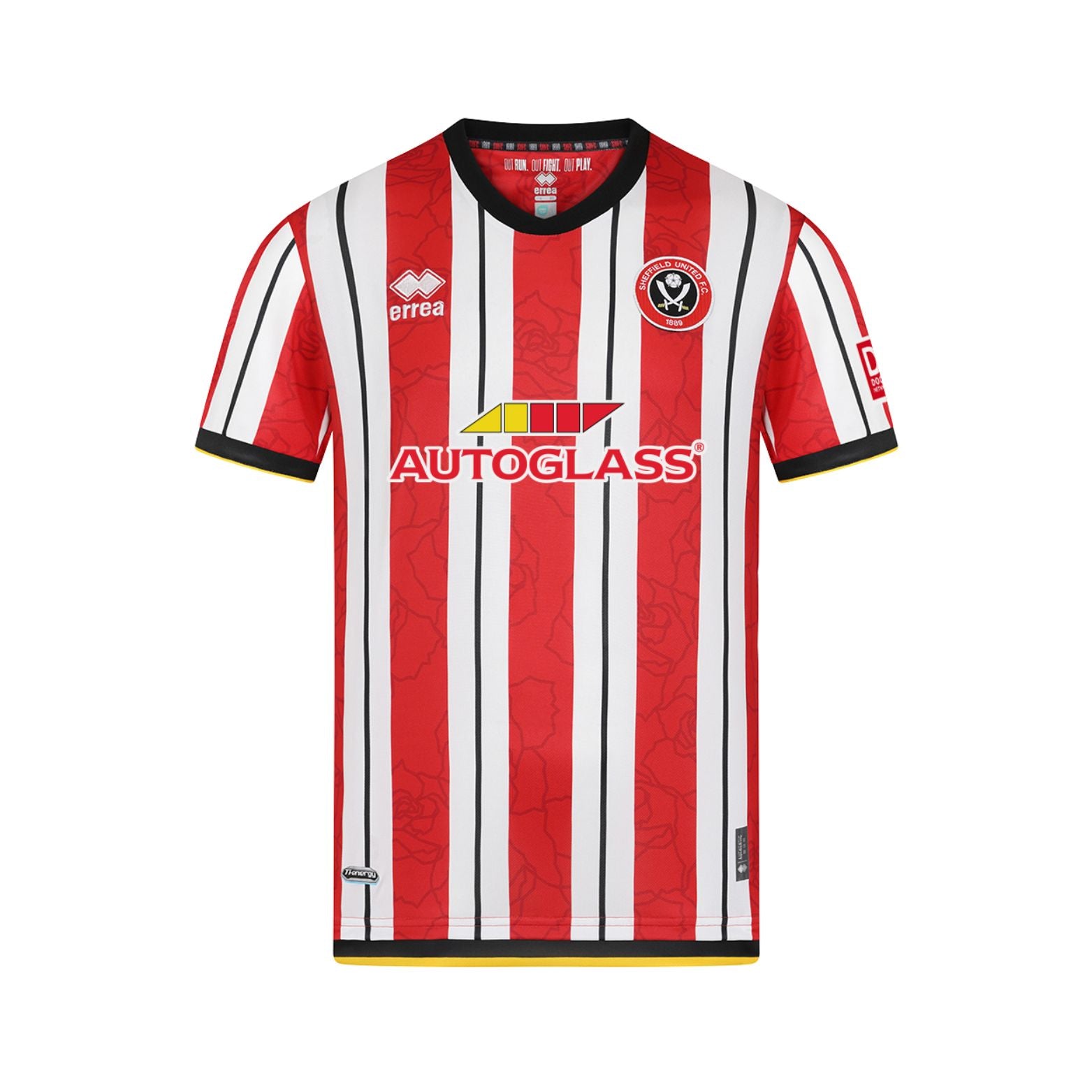 Sheffield United Domicile 24/25 - Tous les Sponsors - Vue de face