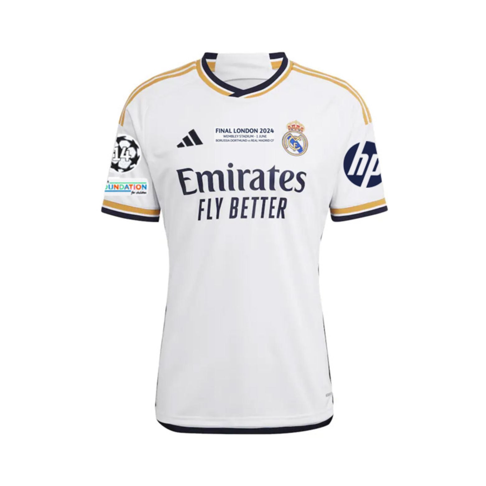 Real Madrid Domicile 23/24 - Finale de la Ligue des Champions - Vue de face