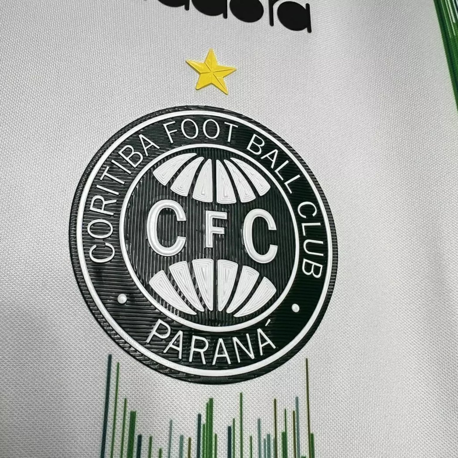 Coritiba Extérieur 24/25 - Vue rapprochée