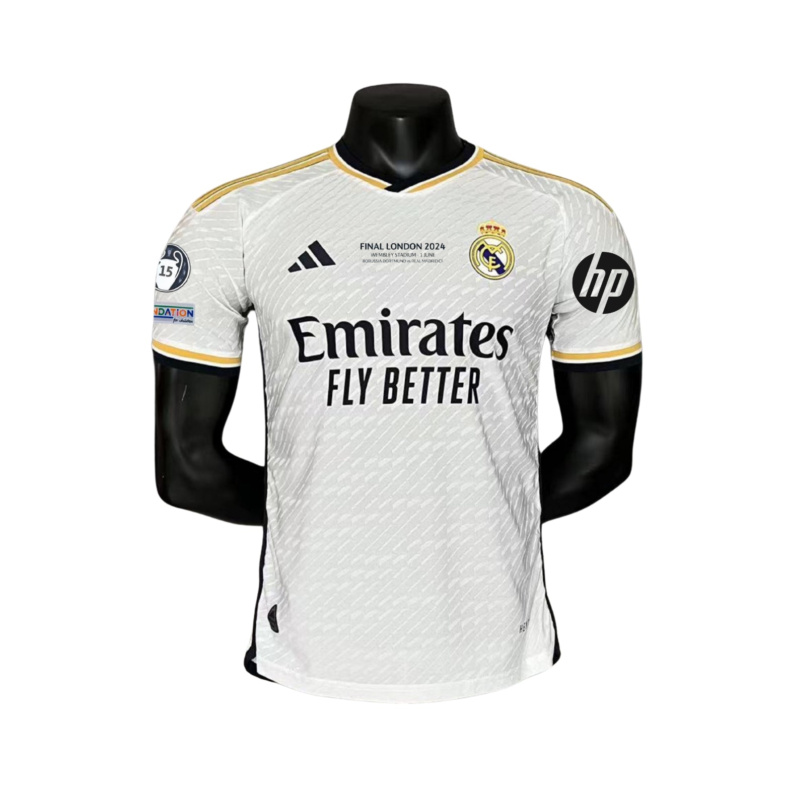 Real Madrid Domicile 23/24 - Version Joueur - Finale de la Ligue des Champions