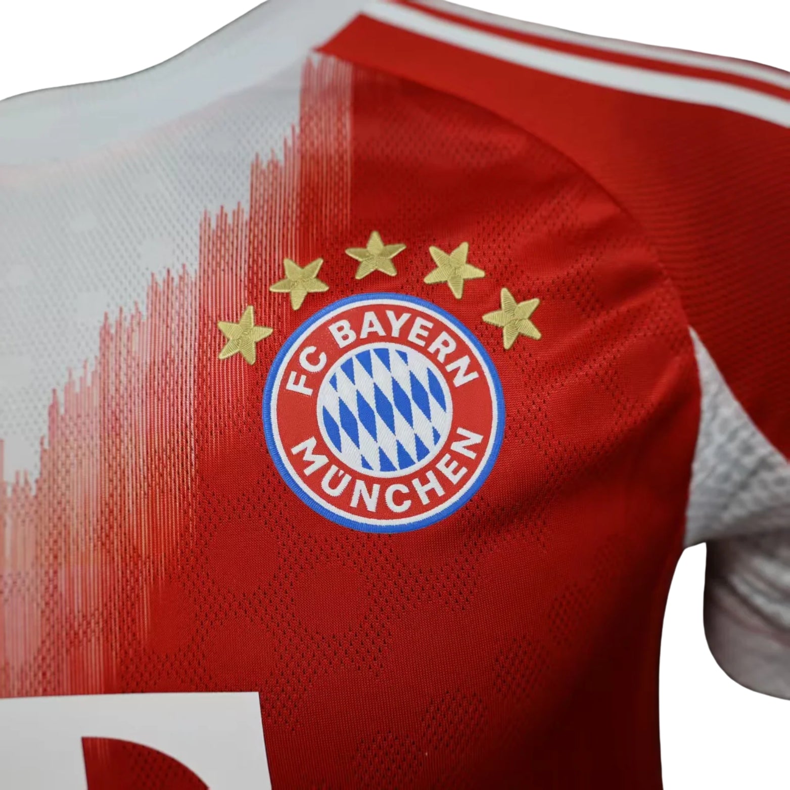 Bayern Munique Domicile 25/26 - Vue rapprochée