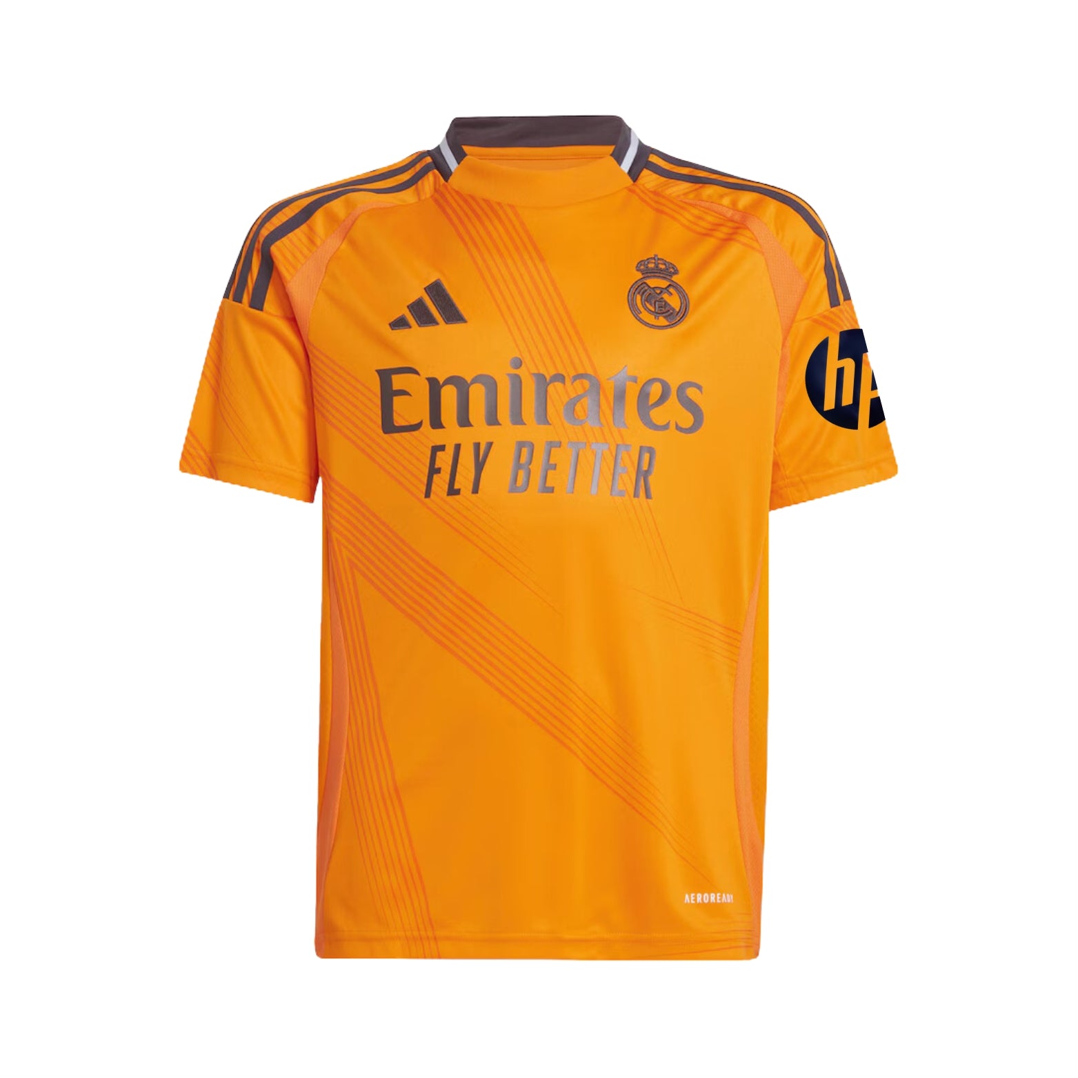 Real Madrid Extérieur 24/25 - Symbole HP inclus - Vue de face