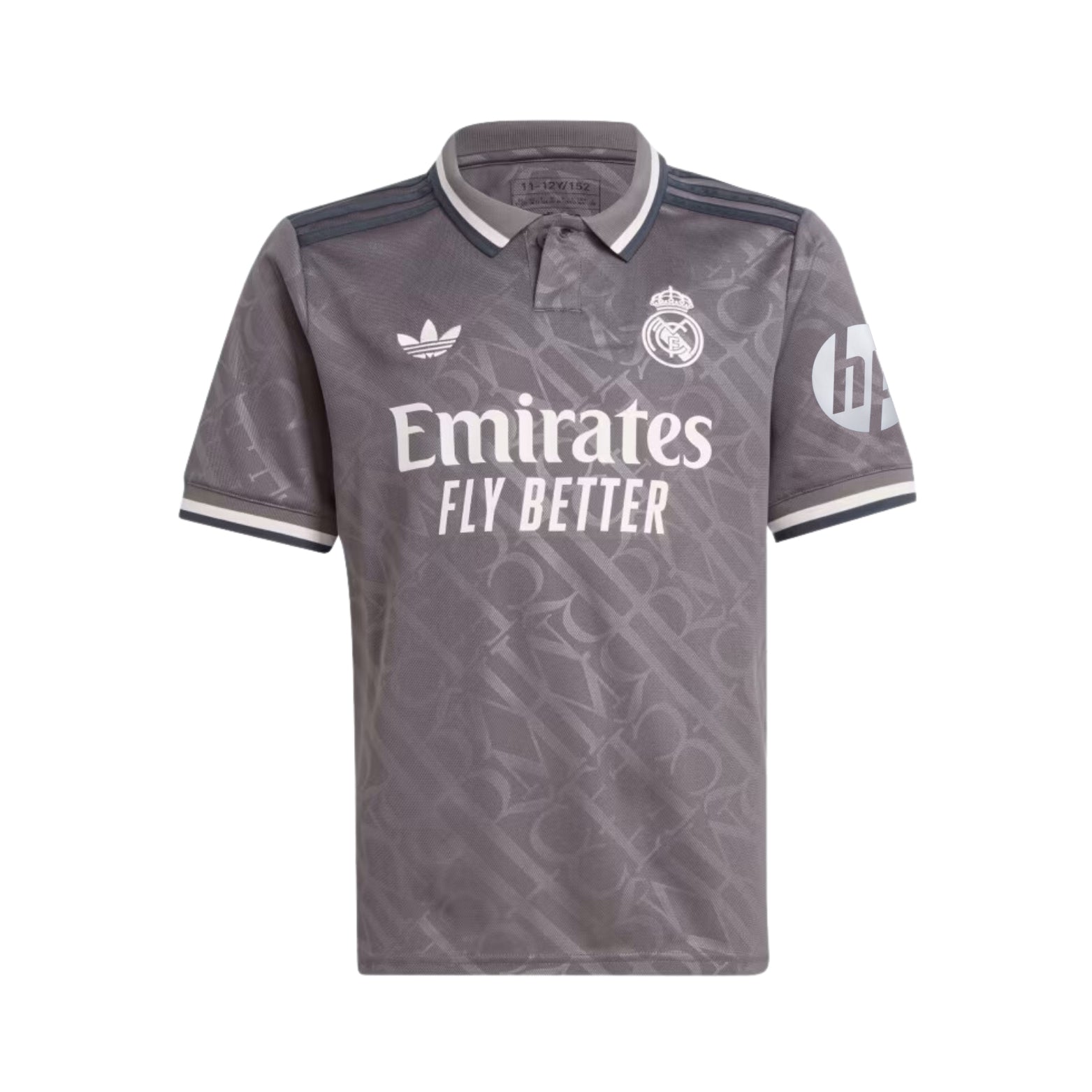 Real Madrid Troisième 24/25 - Symbole HP inclus - Vue de face