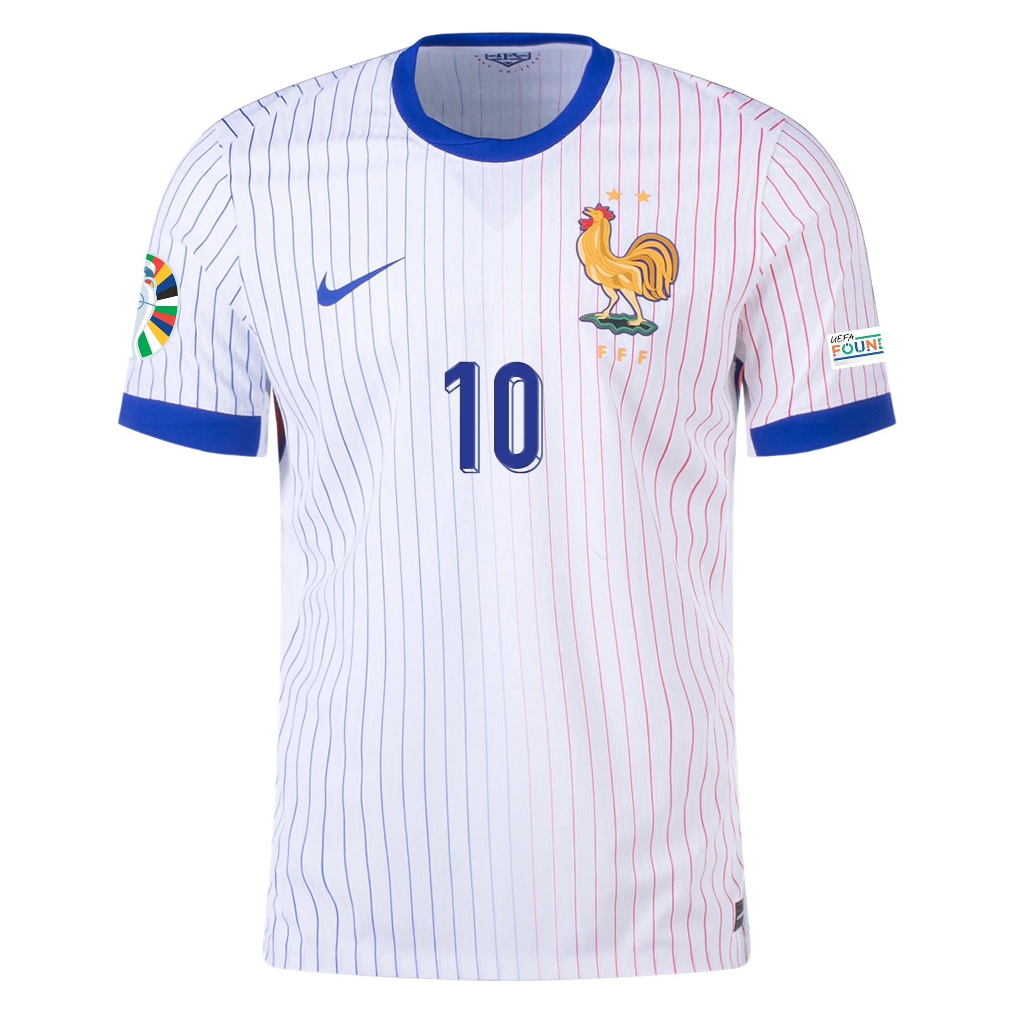 France Extérieur 24/25 - Mbappé 10 - Vue de dos