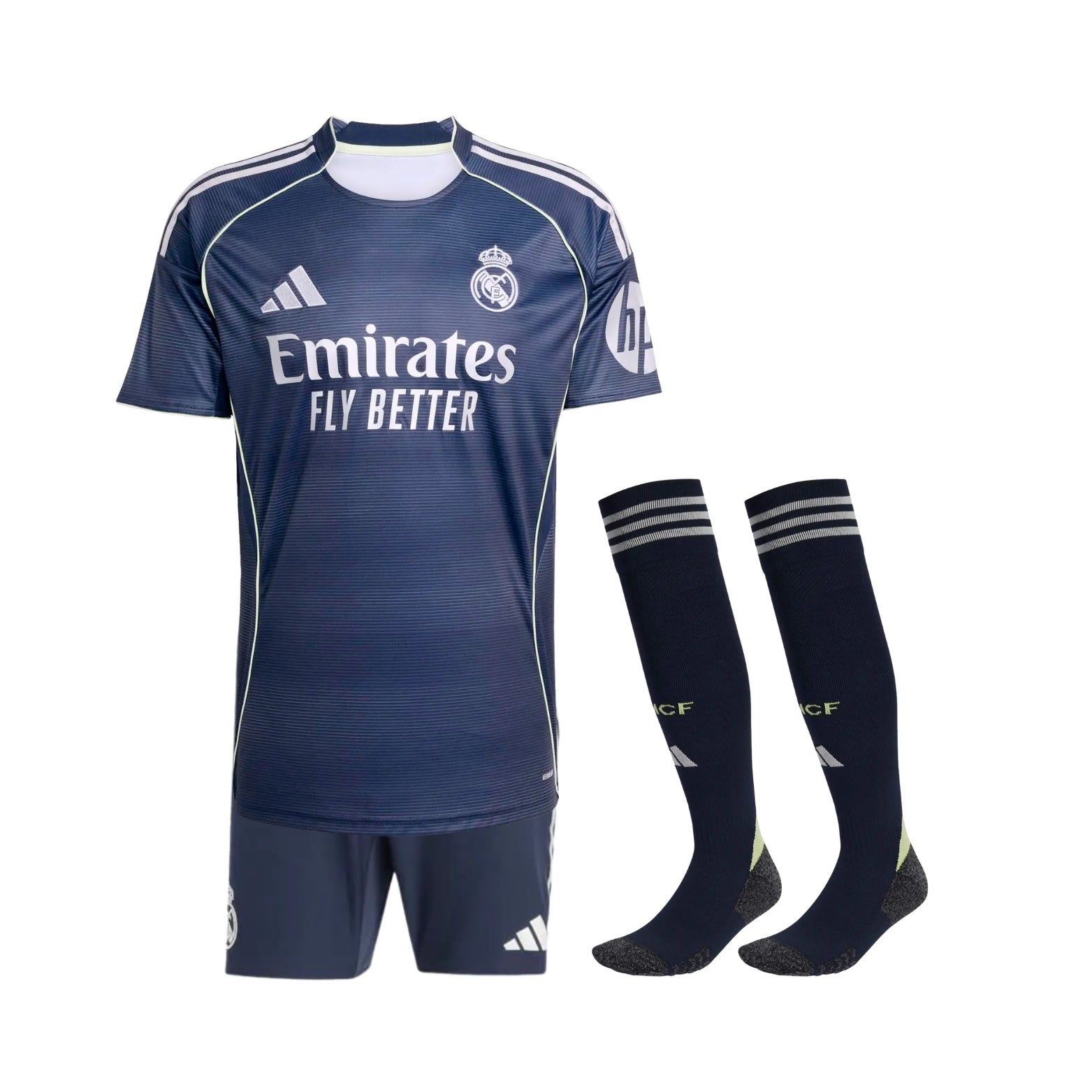 Kit - Real Madrid Extérieur 25/26 - Vue de face