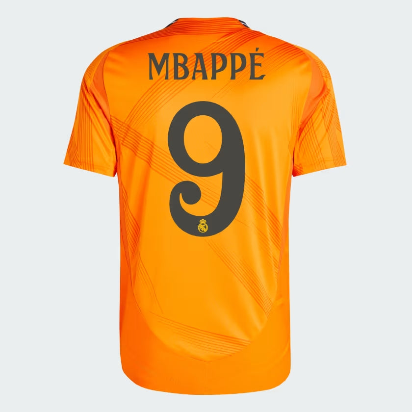 Real Madrid Extérieur 24/25 - Mbappé 9 - Vue de face