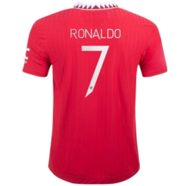 Manchester United Domicile 22/23 - Ronaldo 7 - Vue de dos