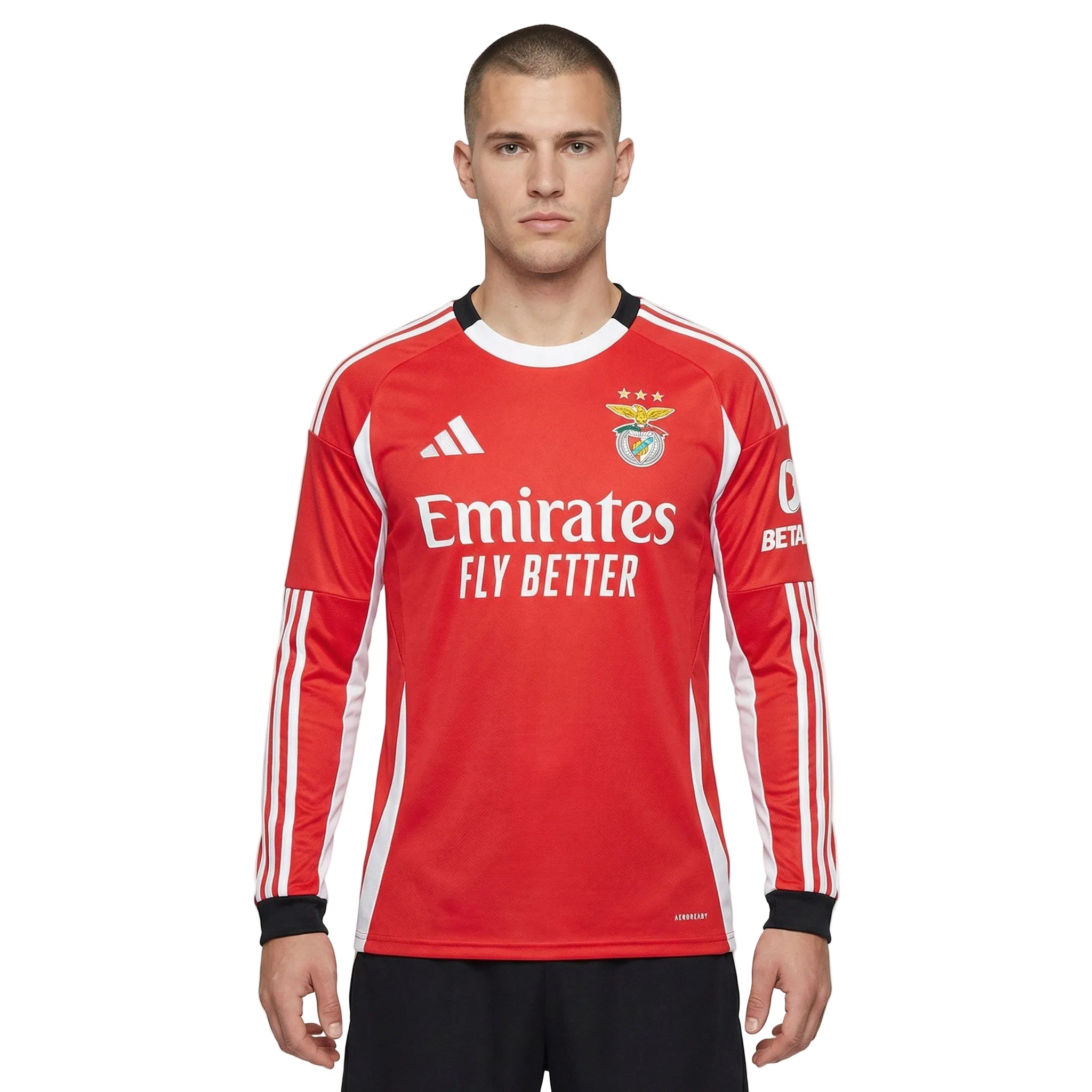 Benfica Domicile 25/26 - Manches Longues - Vue de dos